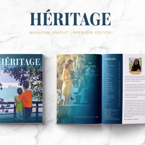 Heritage Magazine layout & print